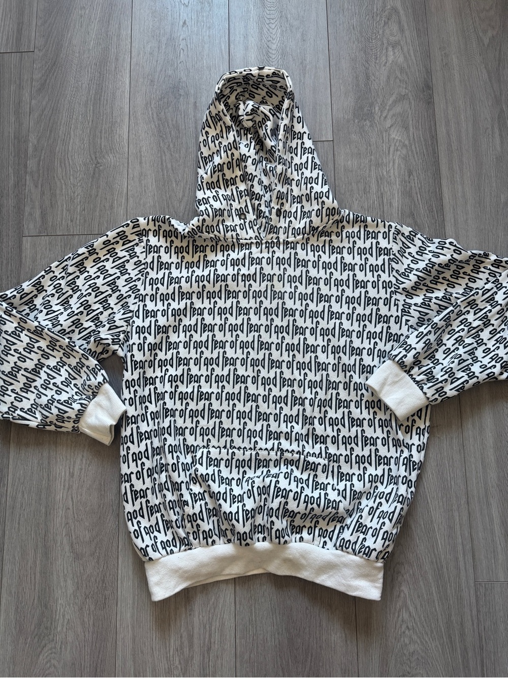 Mens Fear Of God All Over Hoodie